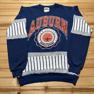Vintage 90s Auburn University Tigers Crewneck Sweatshirt USA Made - Size Medium